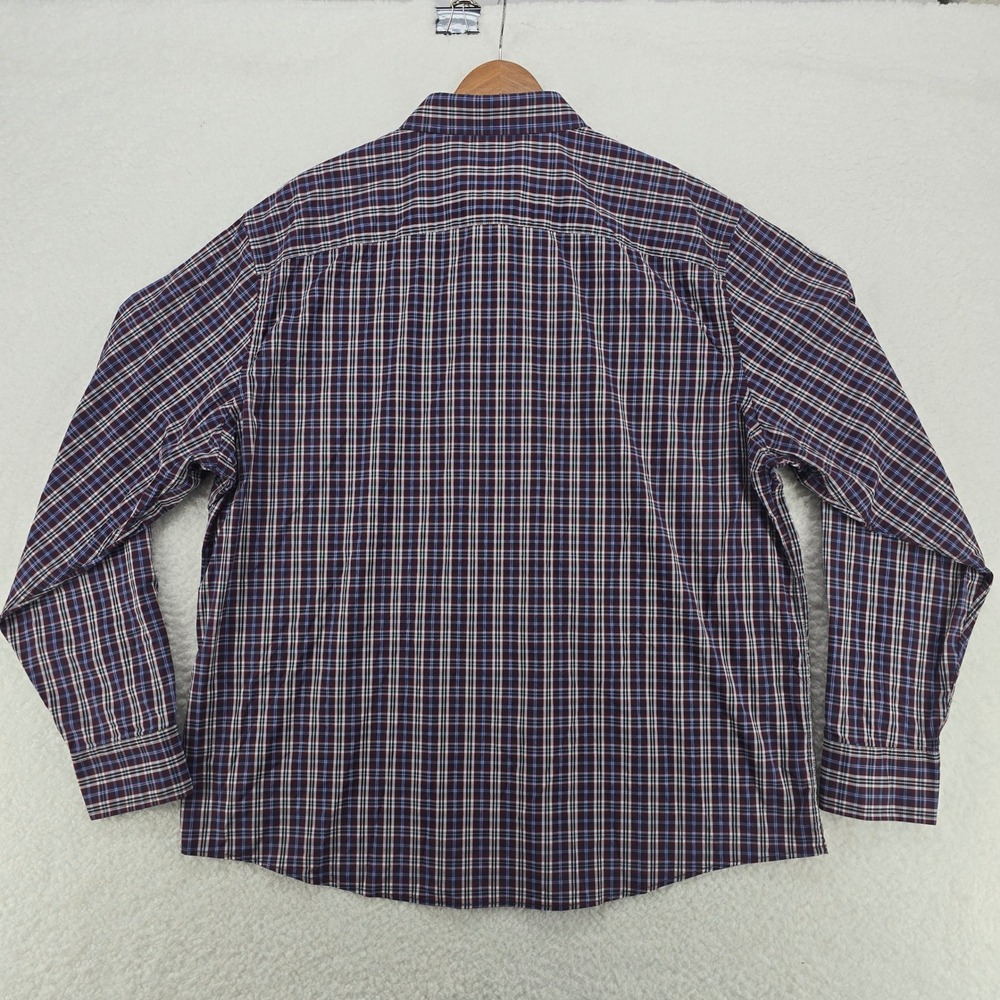 UNTUCKit Men's‎ XXX Large Plaid Button Down Shirt Long Sleeve Nylon Spandex - Picture 3 of 11